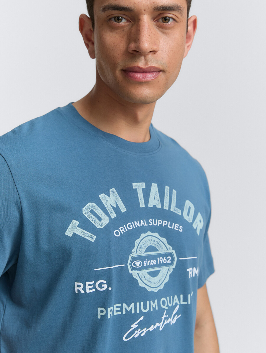 t-shirt mit logodruck