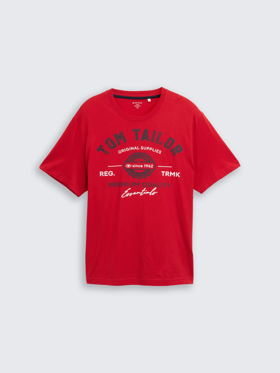 plus size - t-shirt mit logodruck