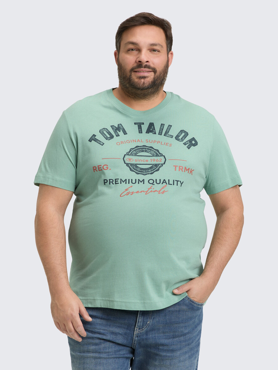 plus size - t-shirt mit logodruck