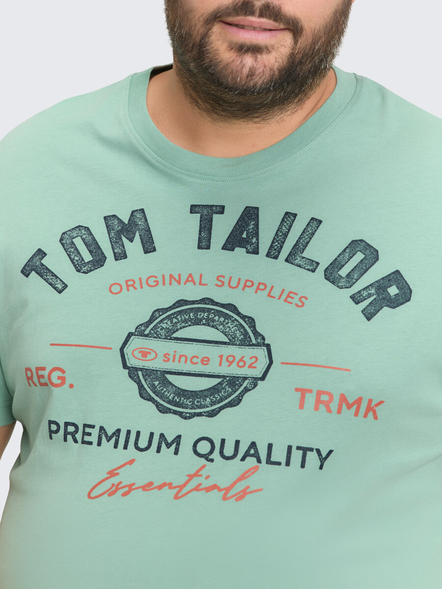 plus size - t-shirt mit logodruck