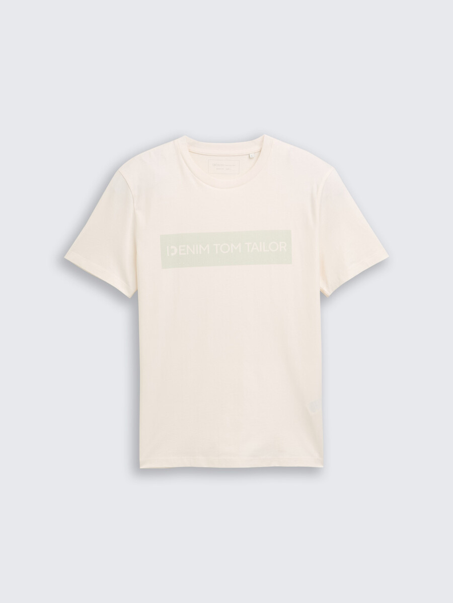 einfaches t-shirt mit logodruck