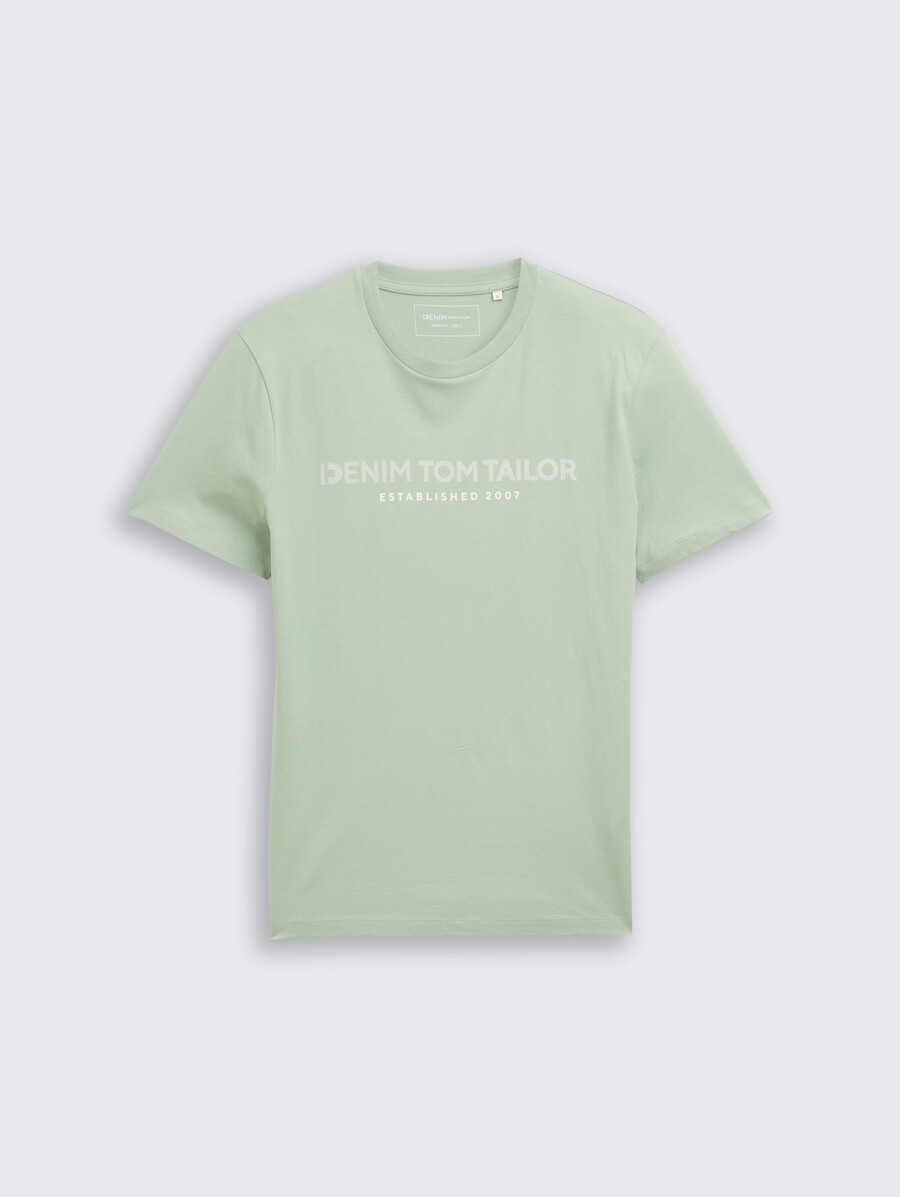einfaches t-shirt mit logodruck