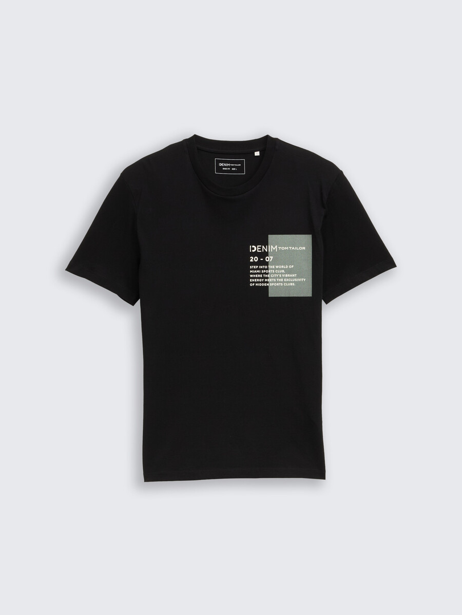einfaches t-shirt mit logodruck