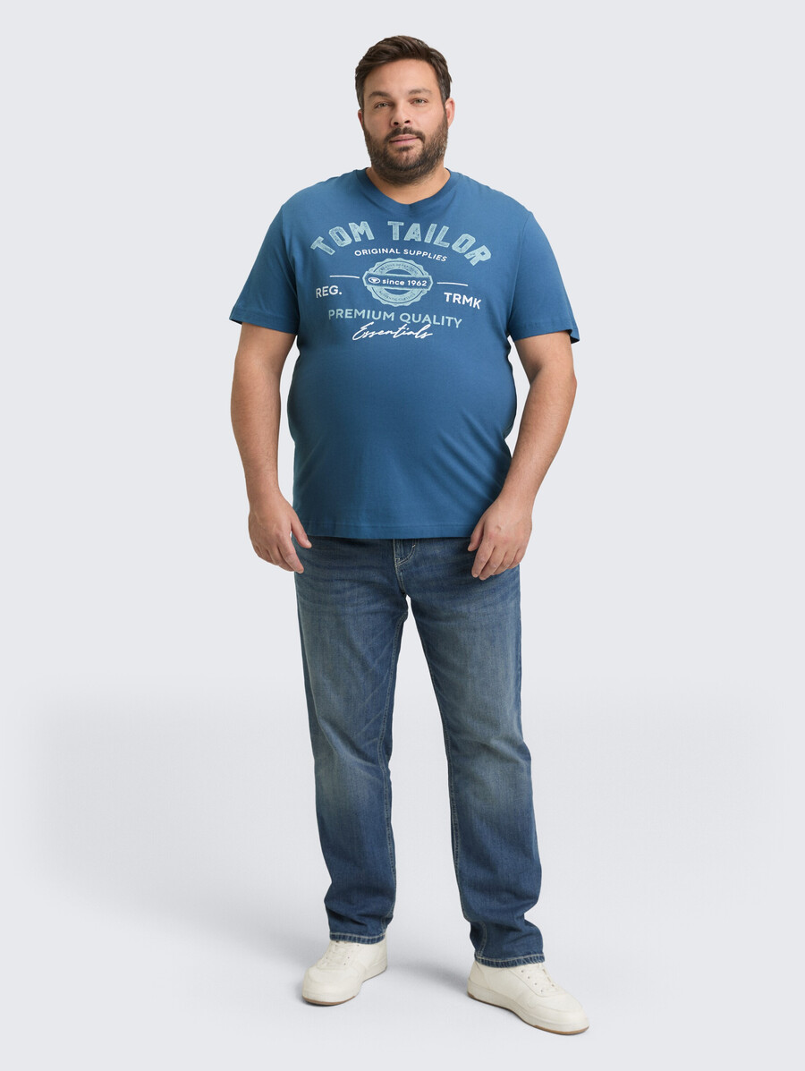 plus size - t-shirt mit logodruck