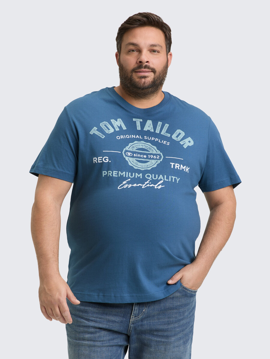 plus size - t-shirt mit logodruck