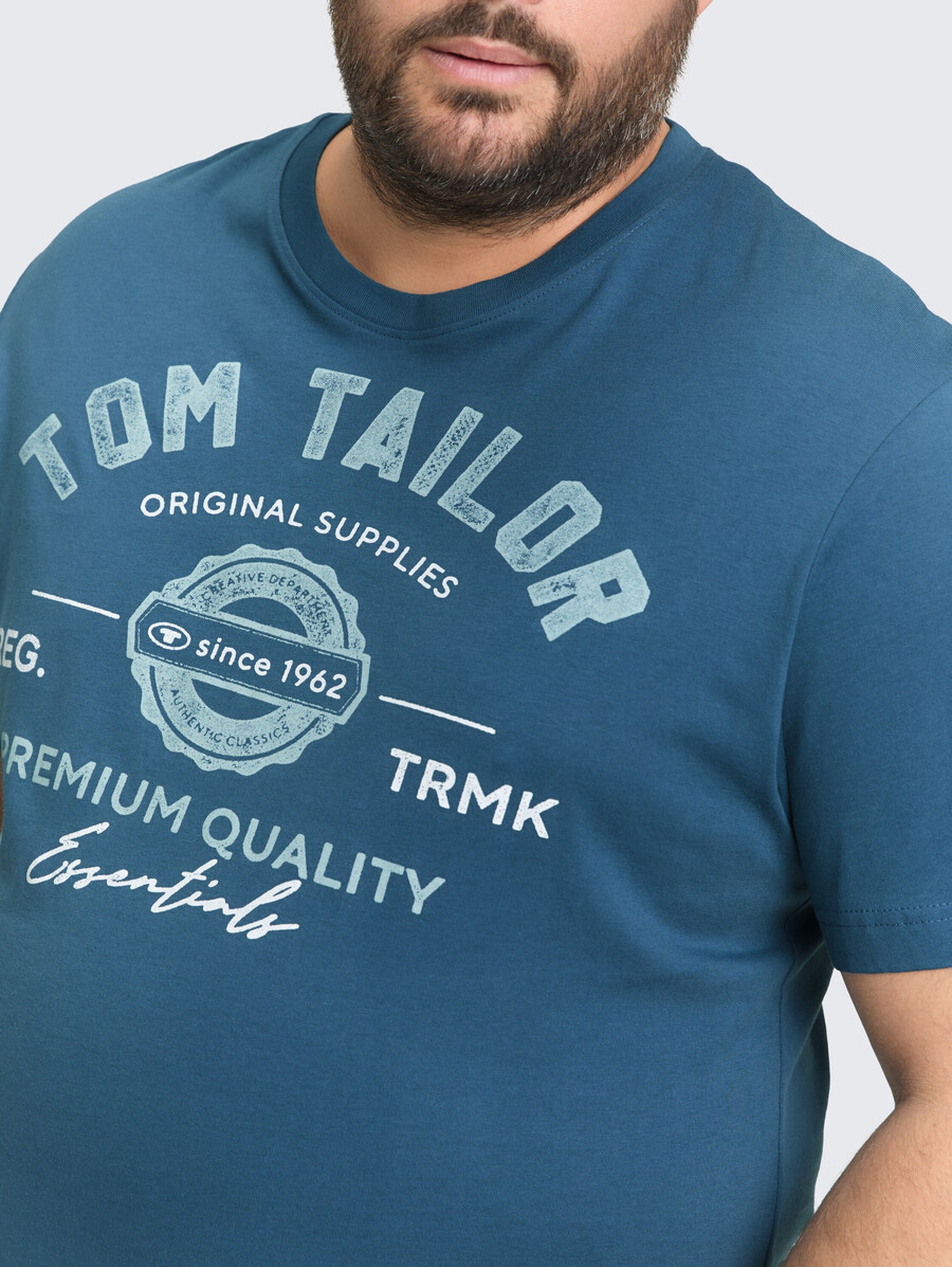 plus size - t-shirt mit logodruck
