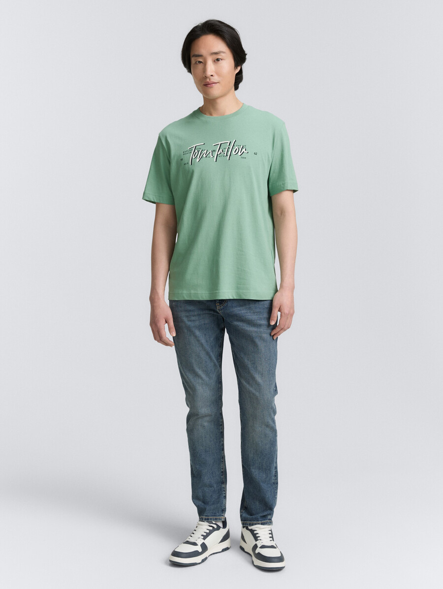 t-shirt mit logodruck