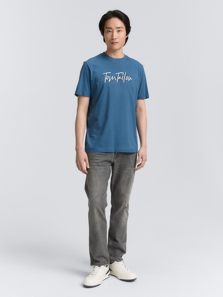 t-shirt mit logodruck