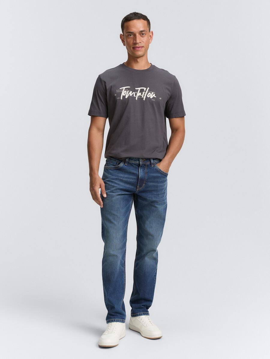 t-shirt mit logodruck