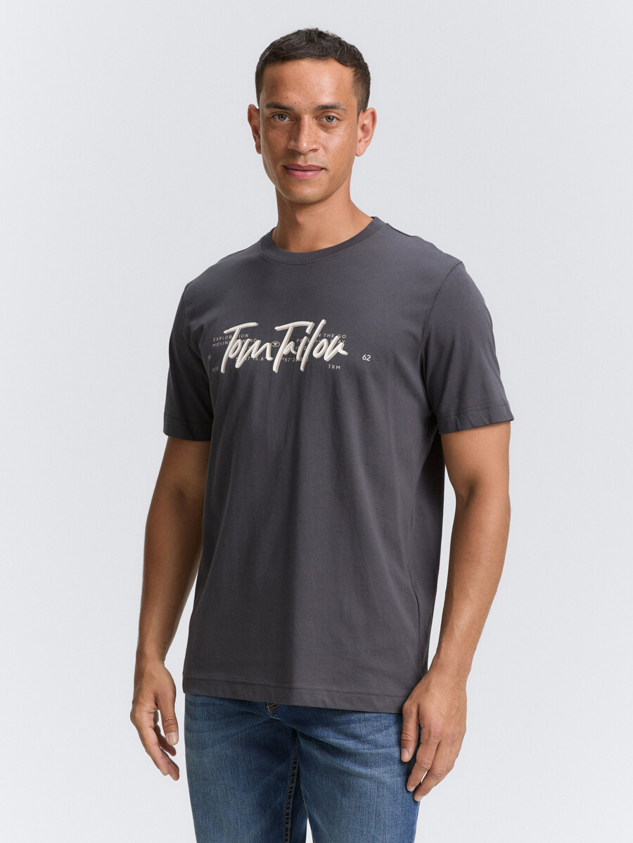 t-shirt mit logodruck