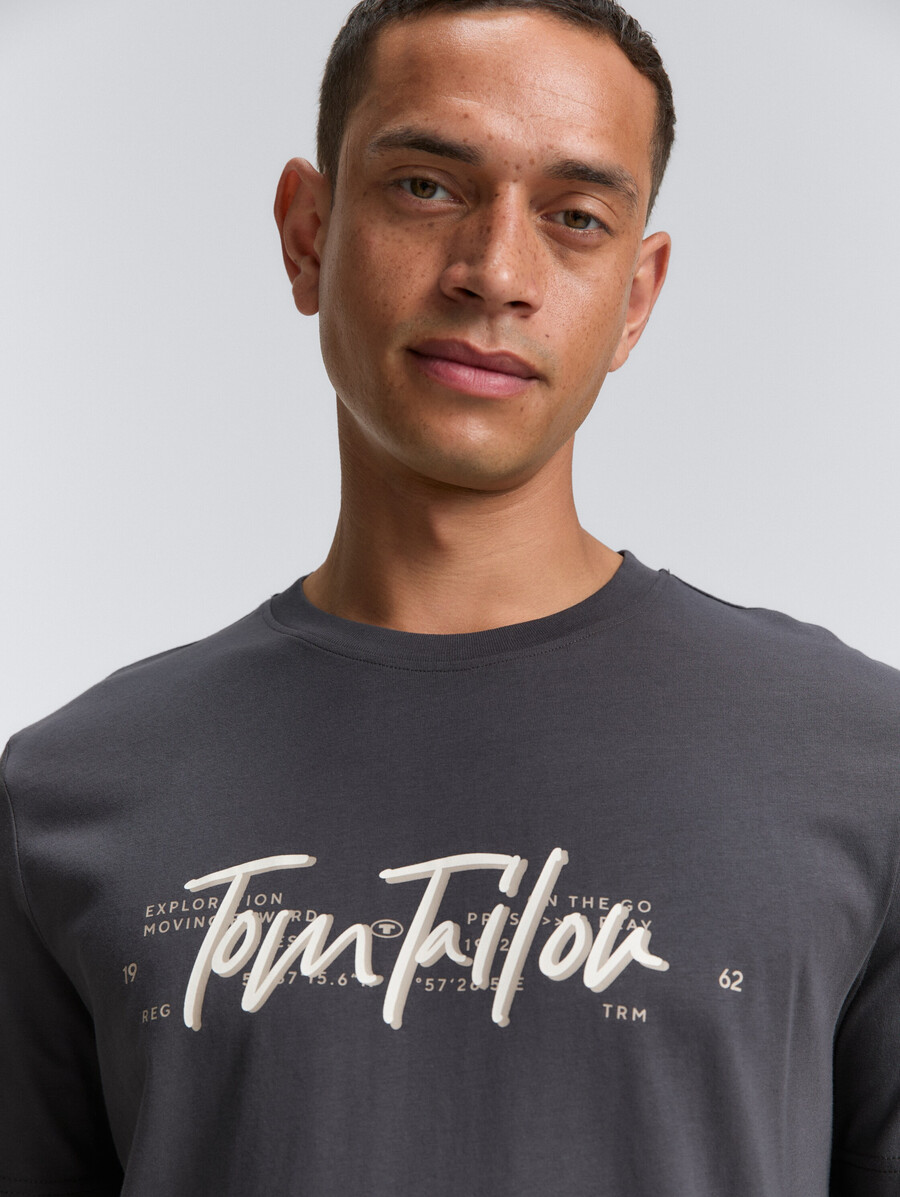 t-shirt mit logodruck