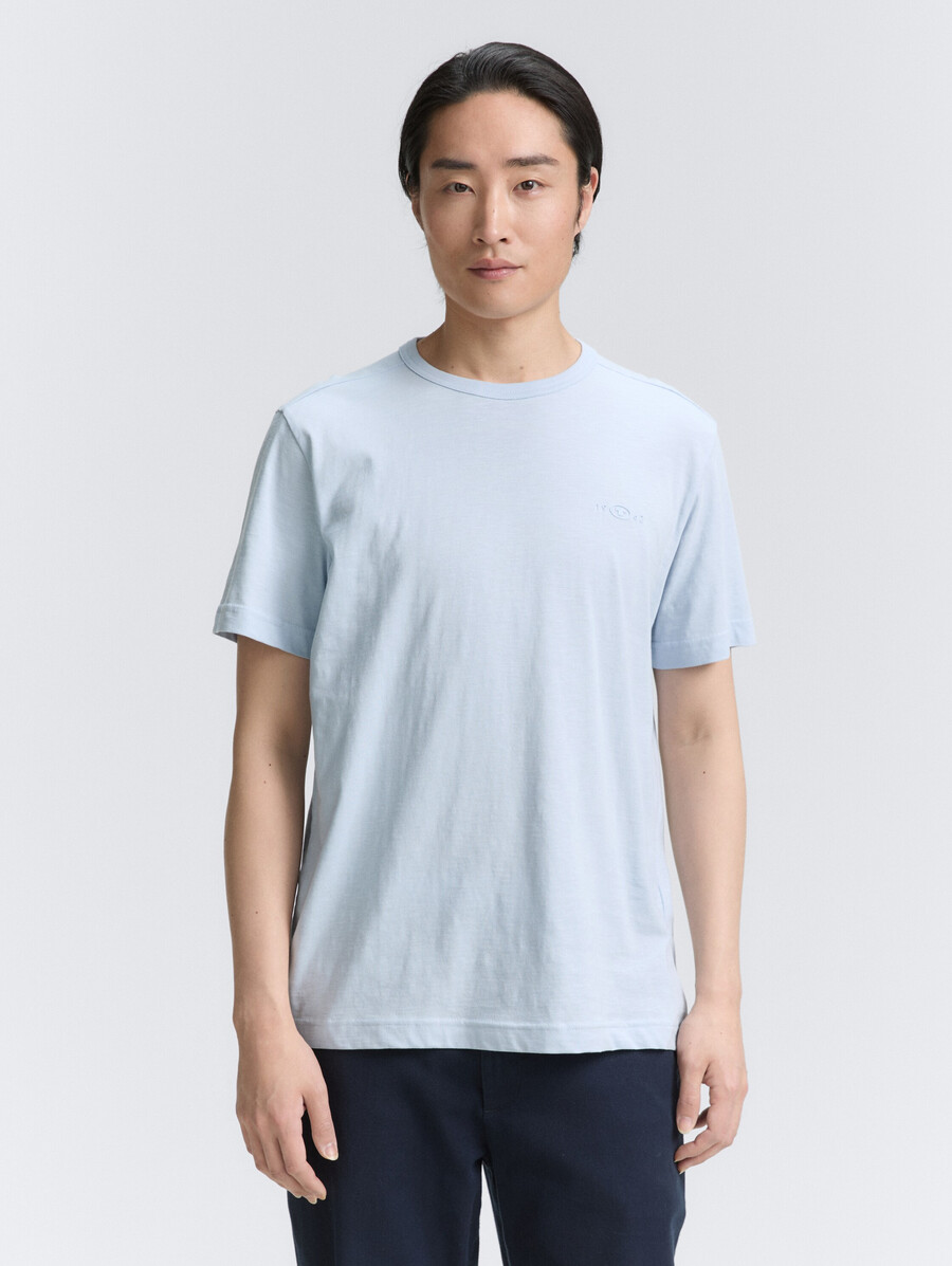 einfaches baumwoll-t-shirt