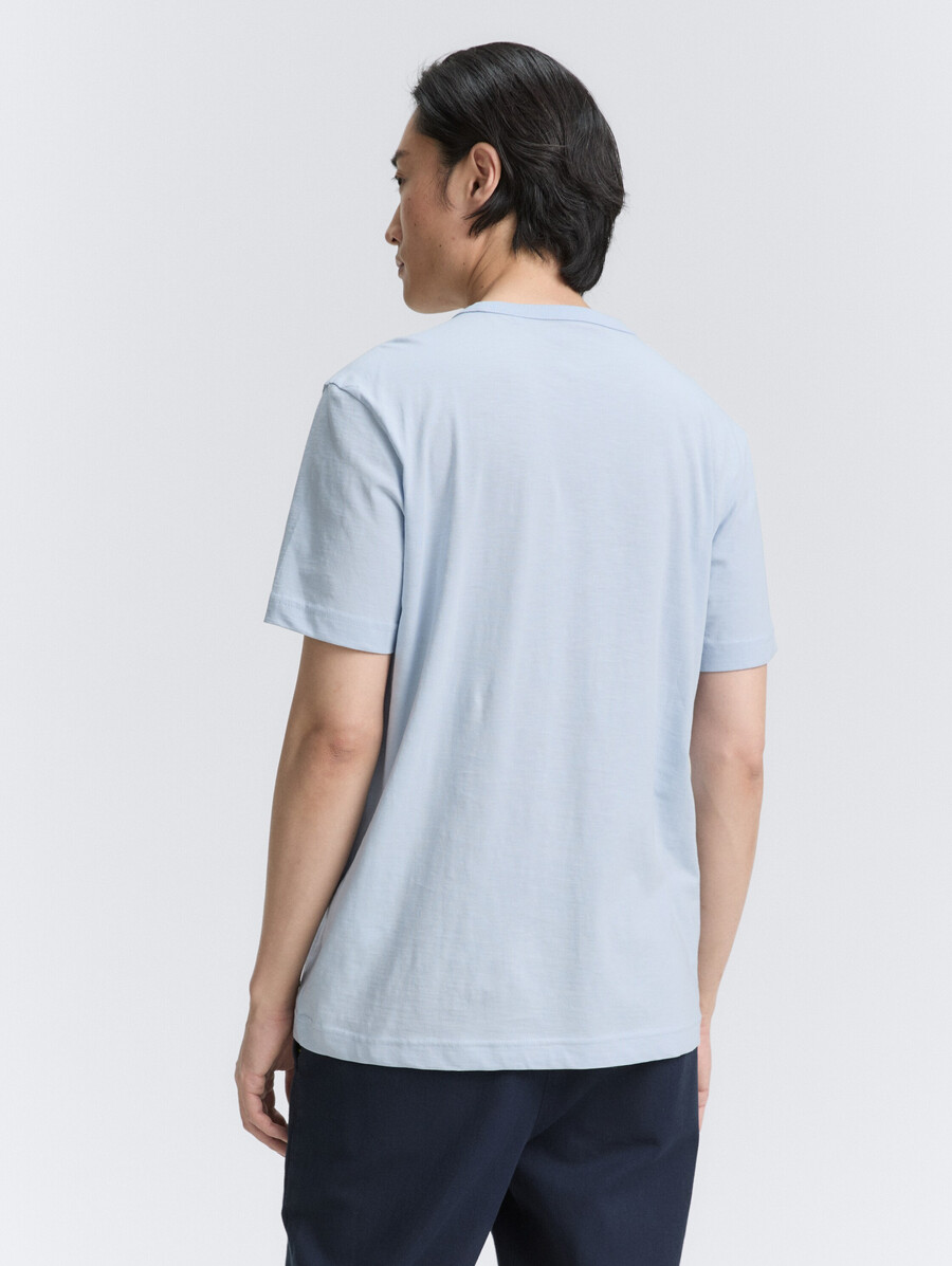 einfaches baumwoll-t-shirt