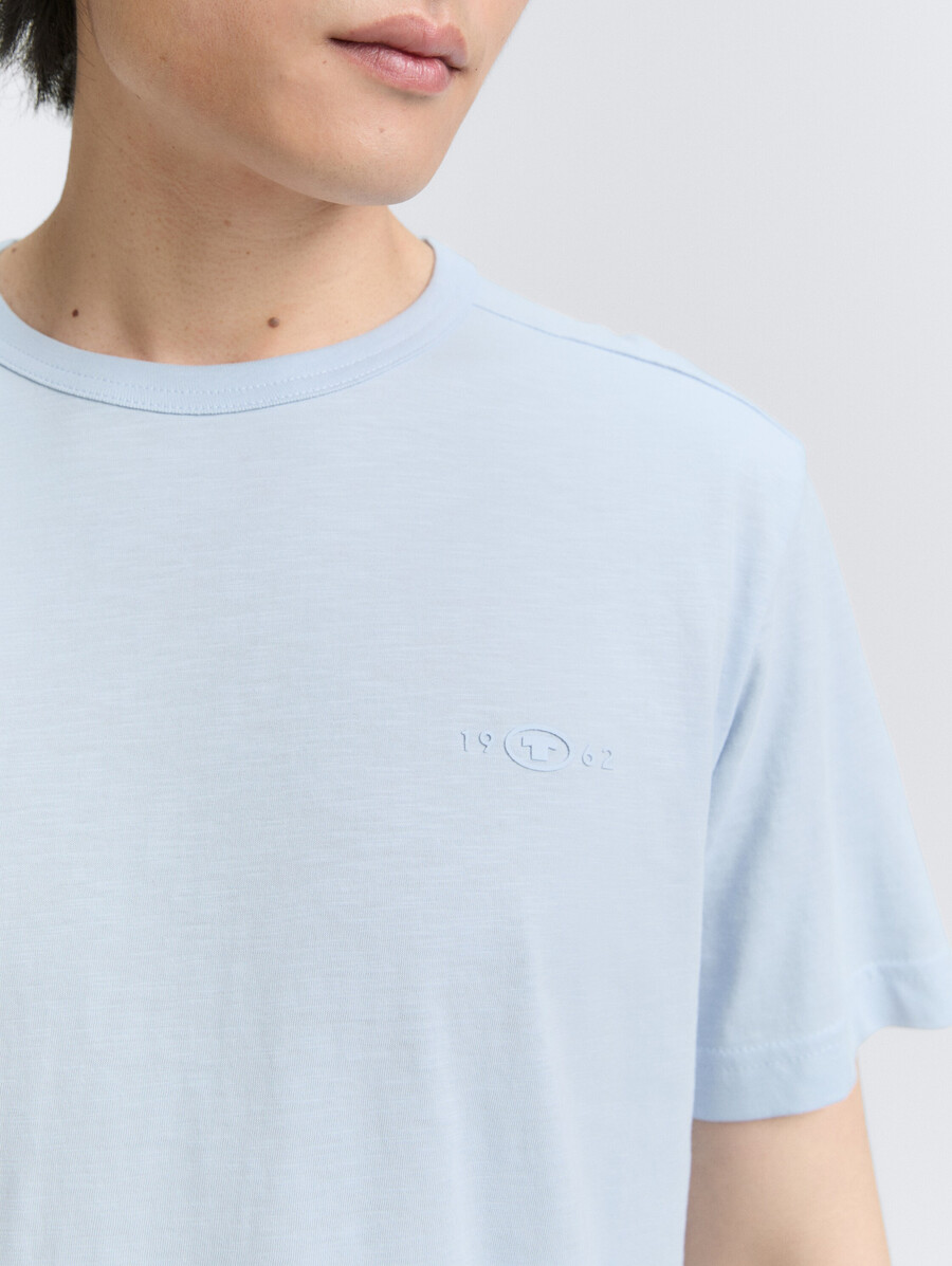 einfaches baumwoll-t-shirt