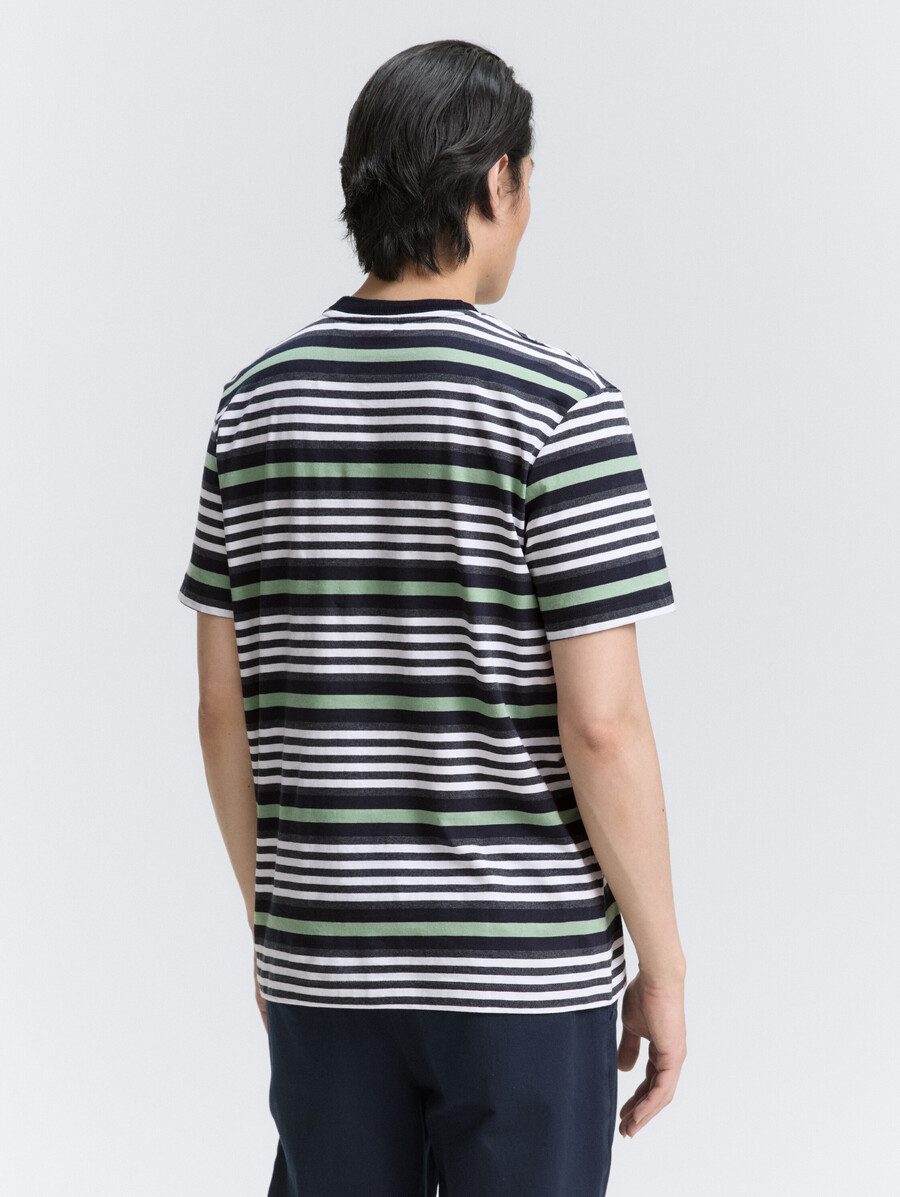 t-shirt mit streifenmuster