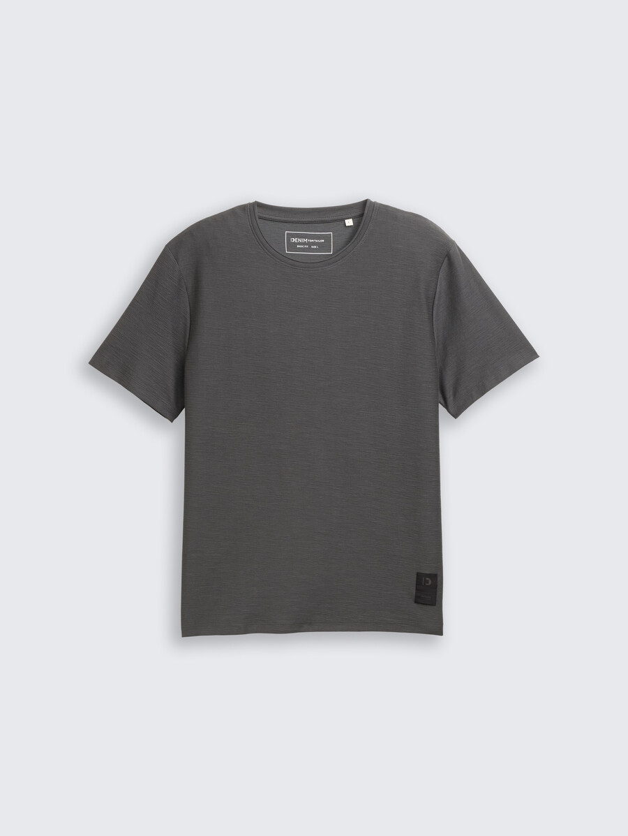 t-shirt mit struktur