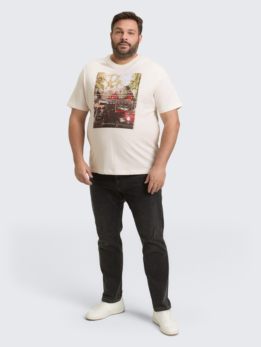 plus size - t-shirt mit fotodruck