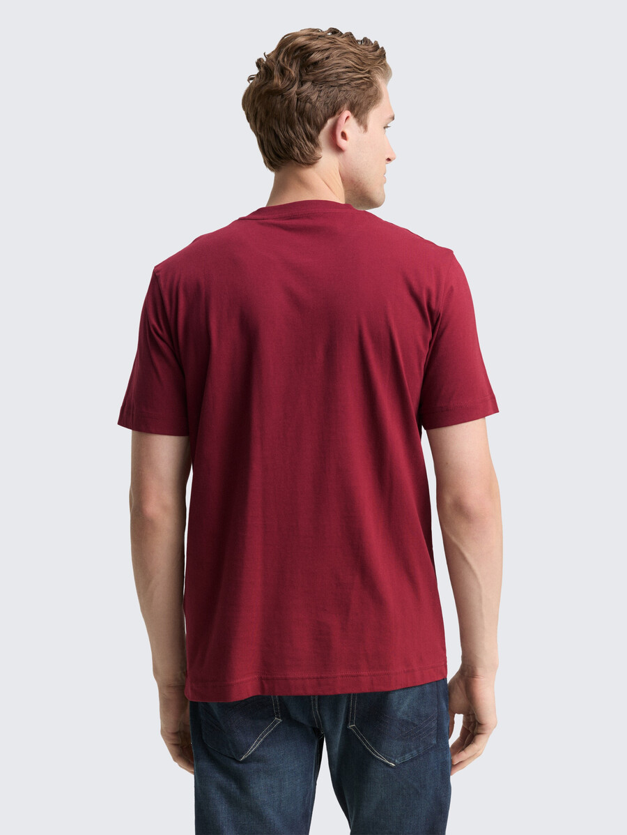 baumwoll-t-shirt mit logodruck