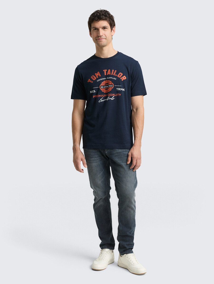 t-shirt mit logodruck