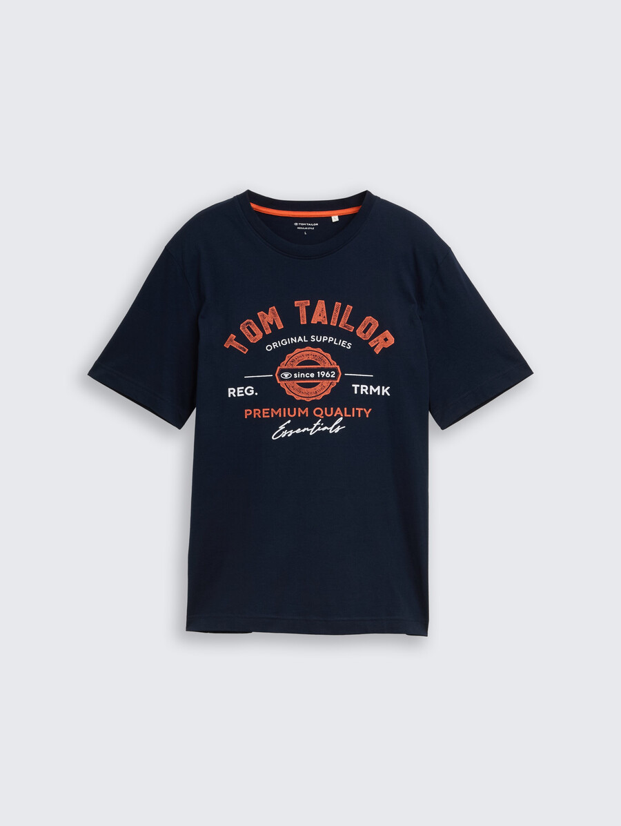 t-shirt mit logodruck