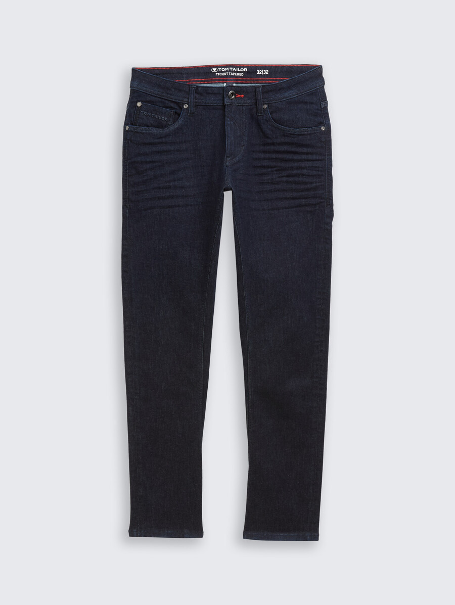 ttcurt tapered jeans mit stretch
