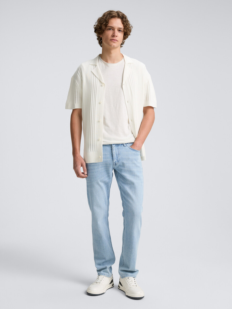 ttaedan baumwoll-jeans mit geradem schnitt