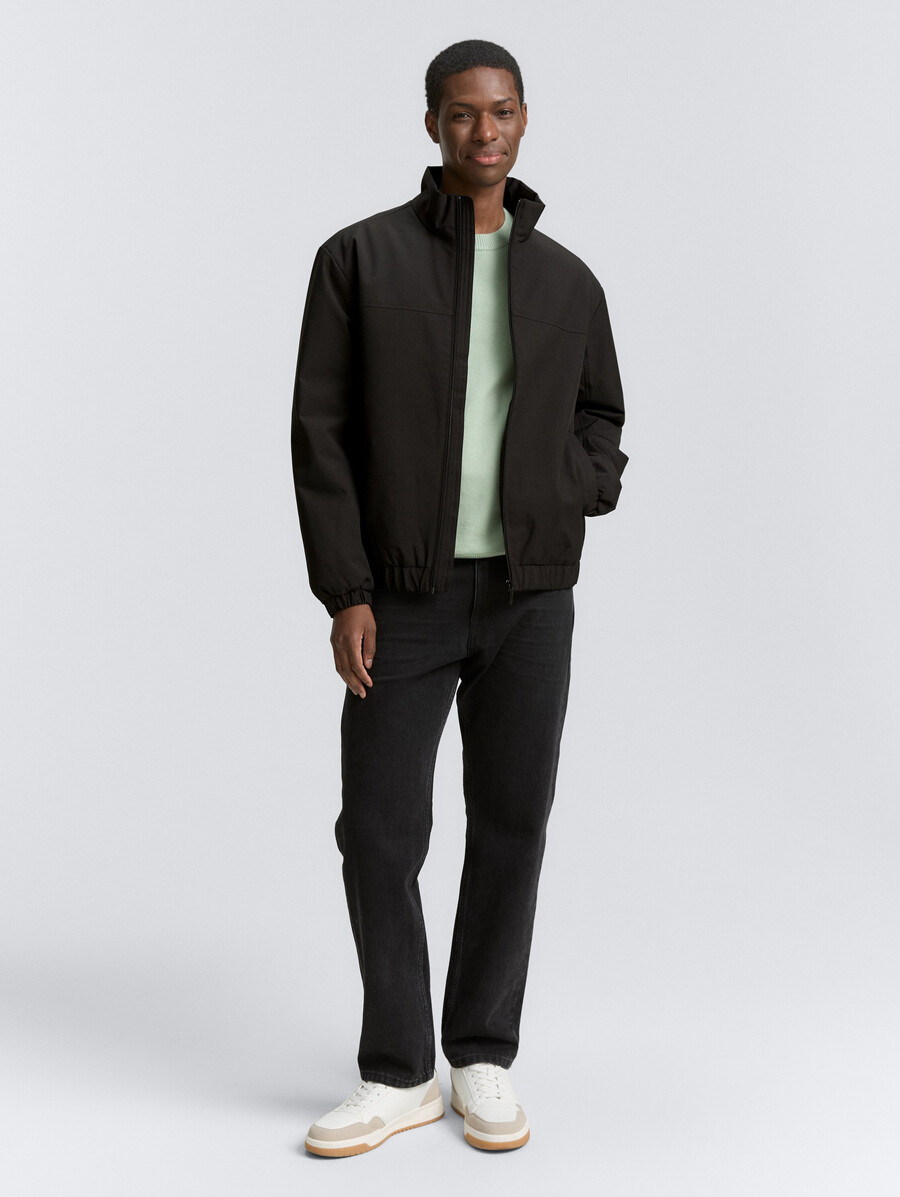 blousonjacke mit stehkragen