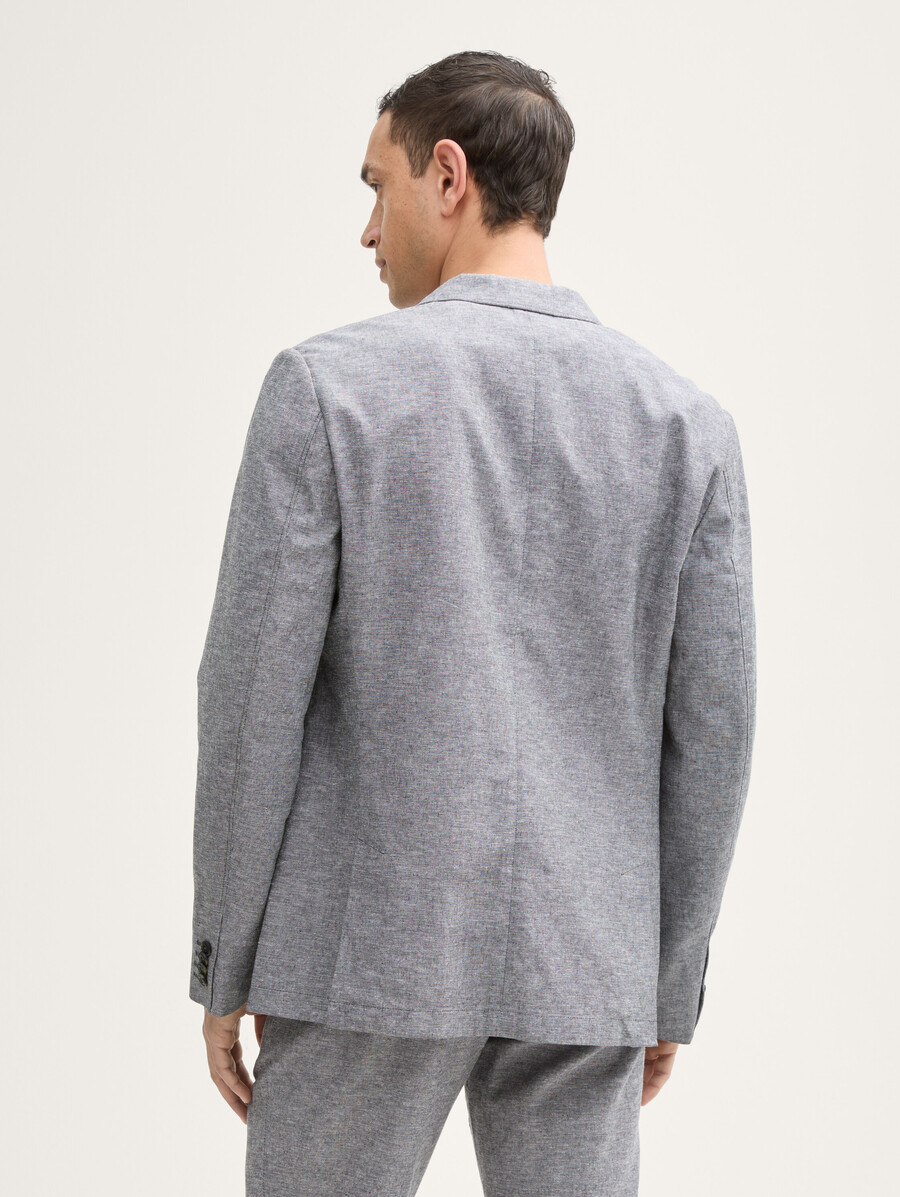 jacke mit leinenanteil