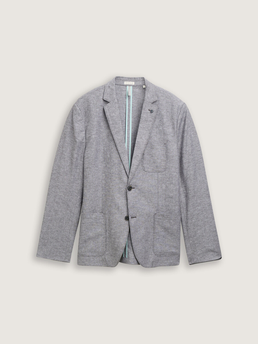 jacke mit leinenanteil