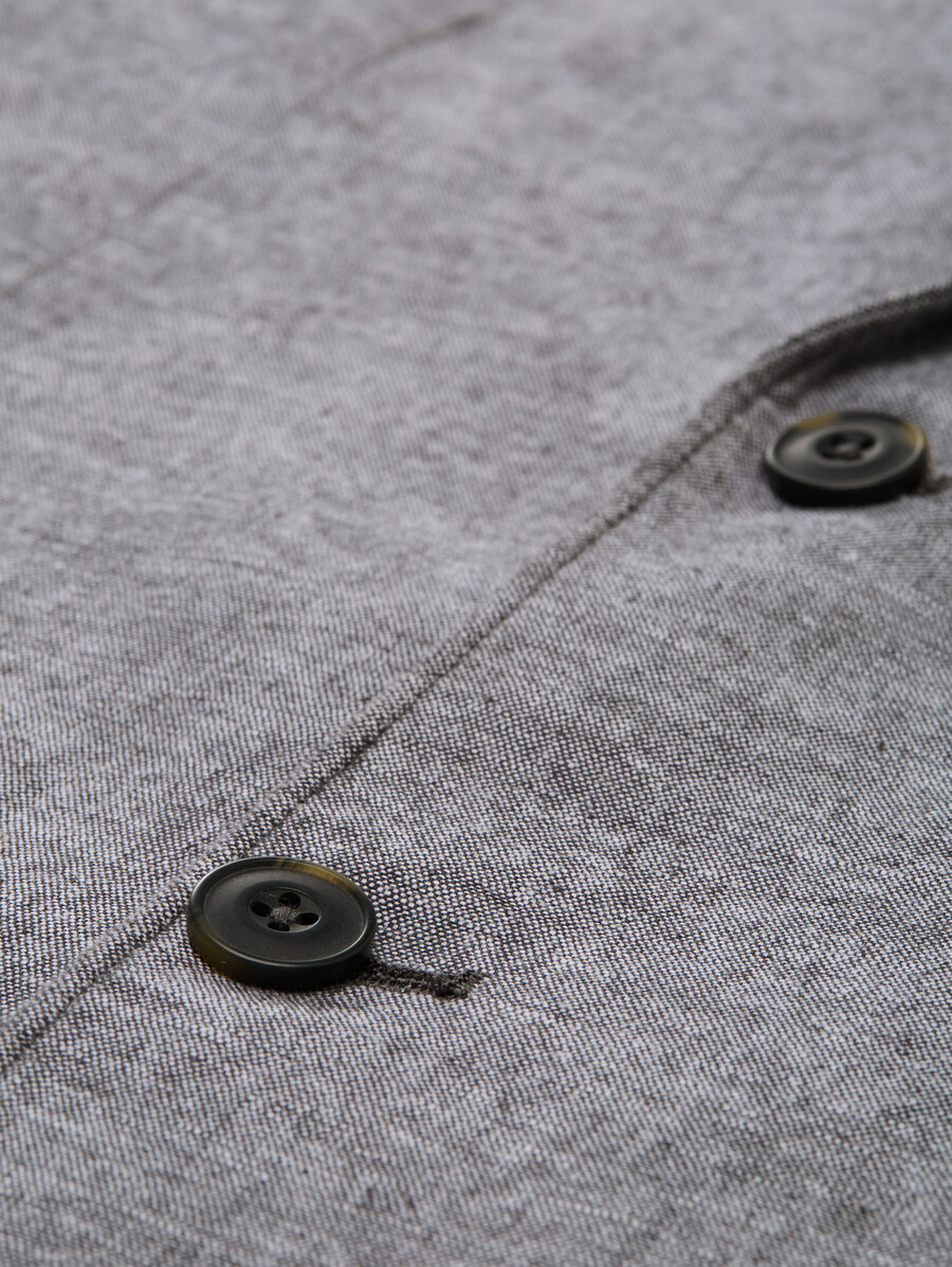jacke mit leinenanteil