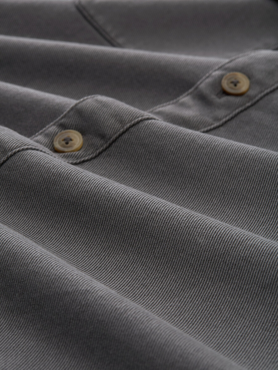 twill-overshirt aus baumwolle