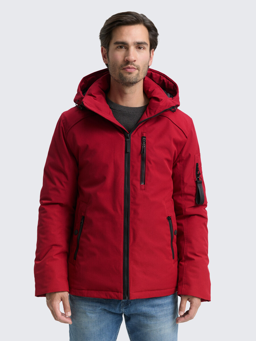 winterjacke mit abnehmbarer kapuze