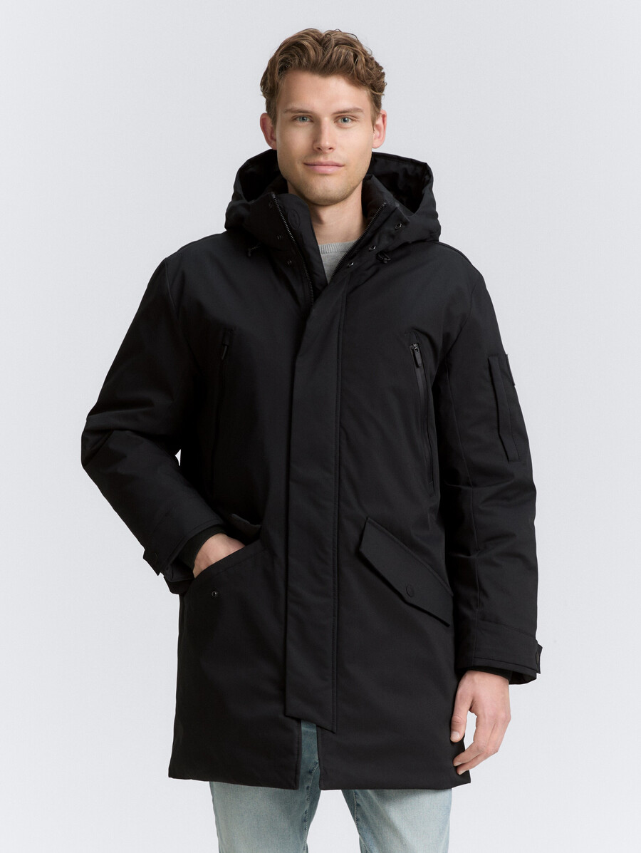 tt.pro.tech parka mit abnehmbarer kapuze