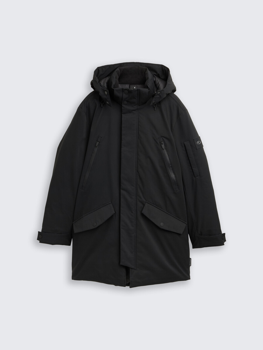 tt.pro.tech parka mit abnehmbarer kapuze