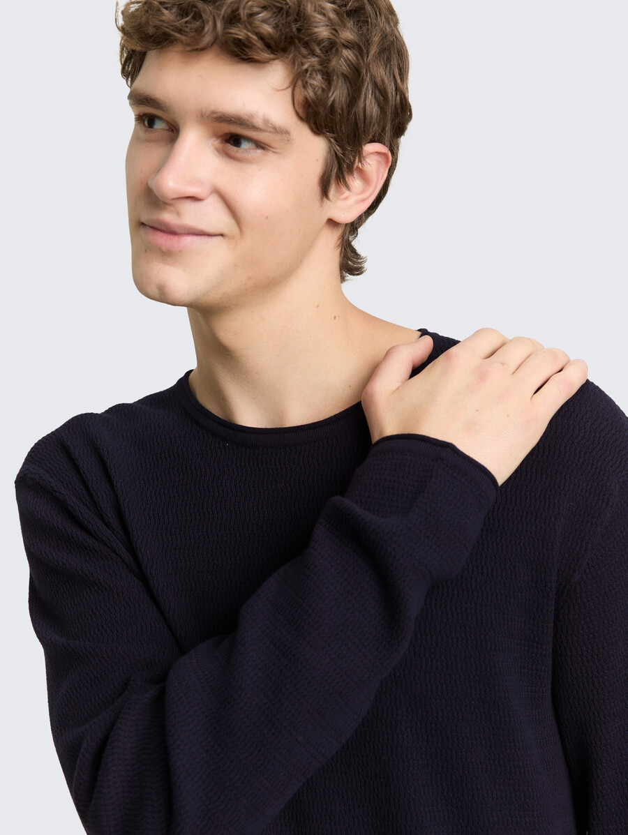 strickpullover aus baumwolle