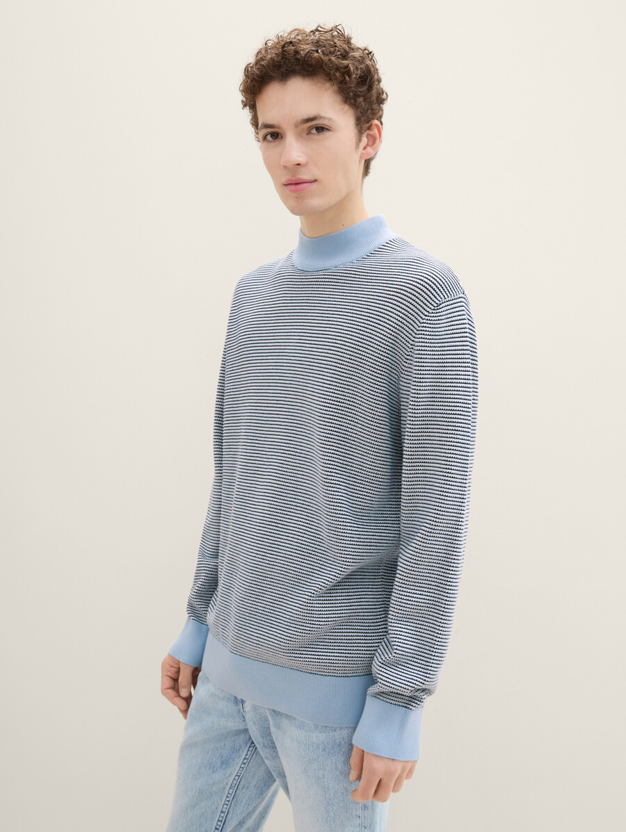 strickpullover mit stehkragen