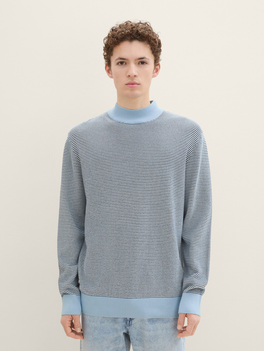 strickpullover mit stehkragen