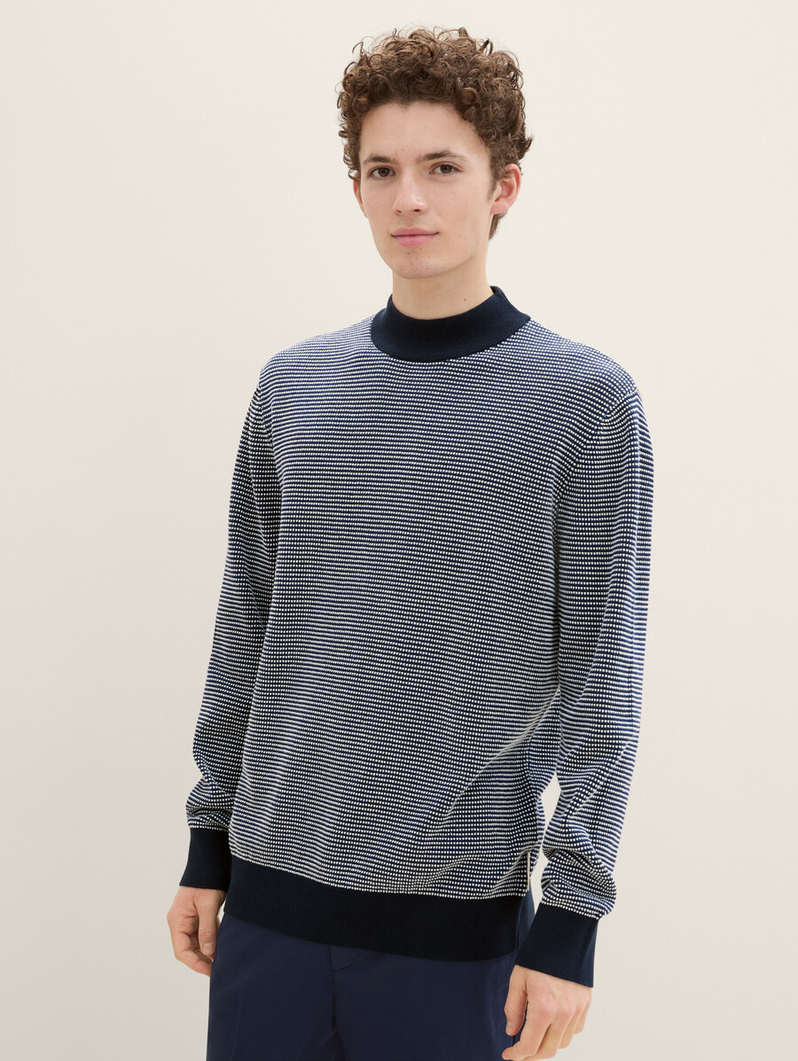 strickpullover mit stehkragen