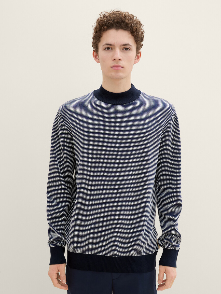 strickpullover mit stehkragen