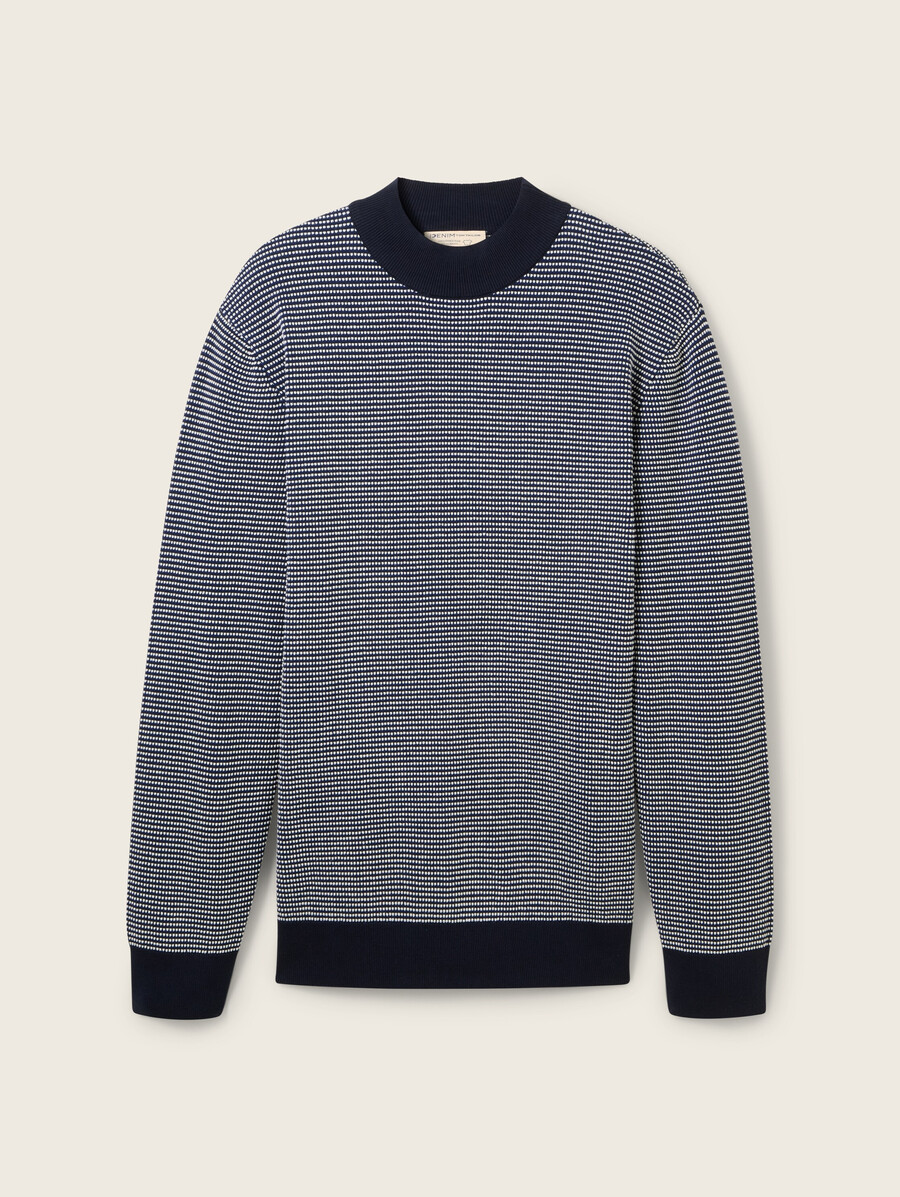 strickpullover mit stehkragen