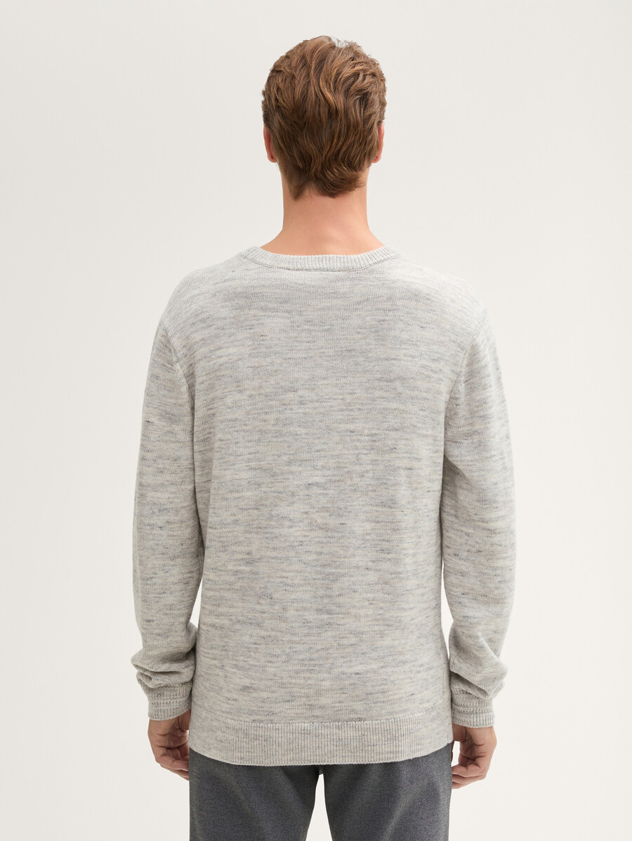 strickpullover mit wollanteil