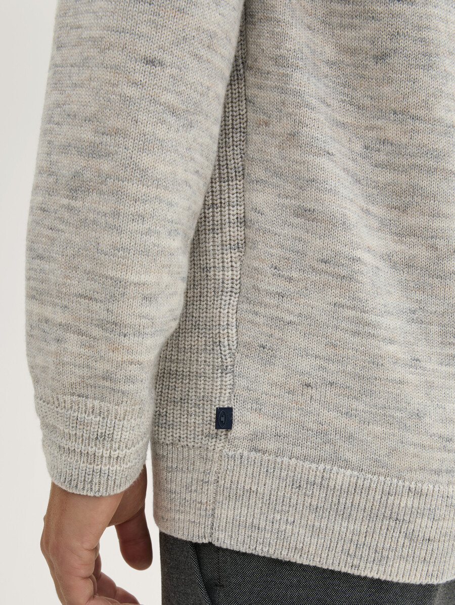 strickpullover mit wollanteil