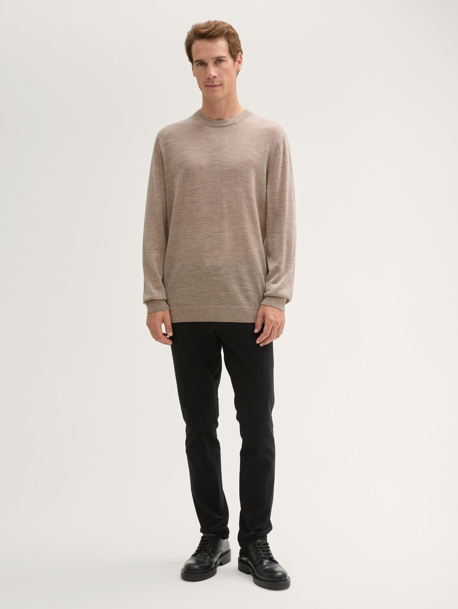 strickpullover aus merinowolle