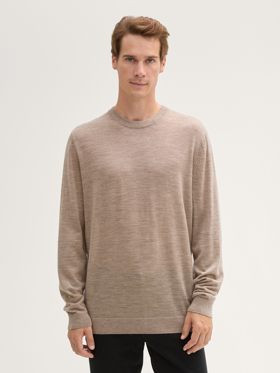strickpullover aus merinowolle
