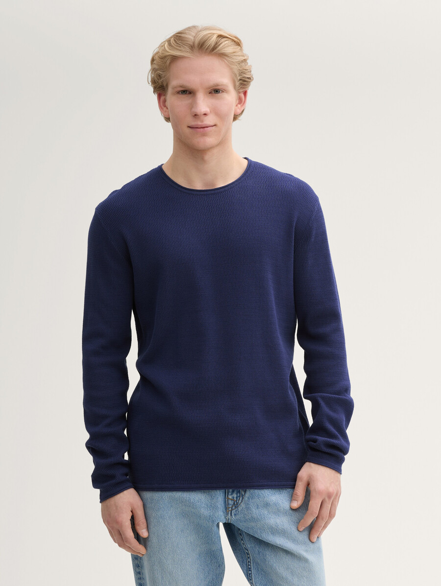 strickpullover aus baumwolle