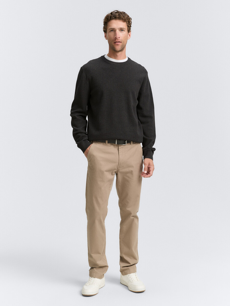strickpullover aus bio-baumwolle
