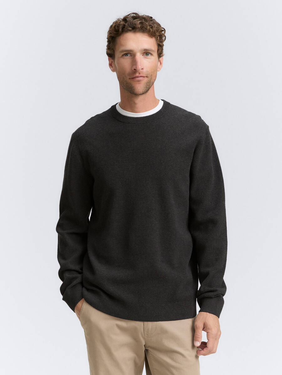 strickpullover aus bio-baumwolle