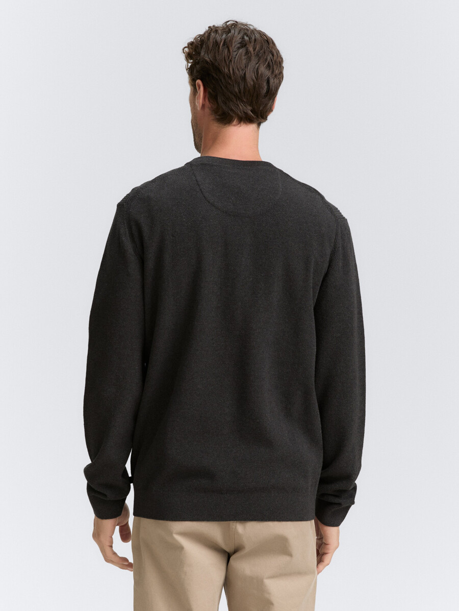 strickpullover aus bio-baumwolle