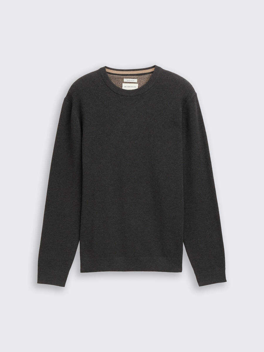 strickpullover aus bio-baumwolle