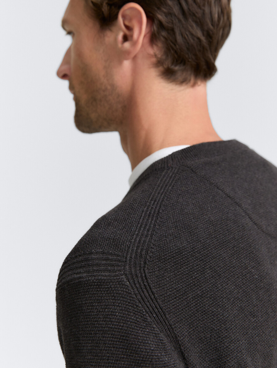 strickpullover aus bio-baumwolle